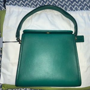 COACH 1941  Limited EditionTurnlock Shoulder Bag In Original Glovetanned Leather